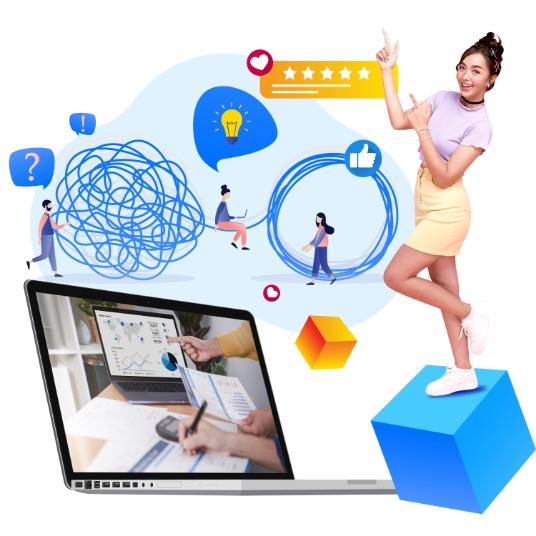 Chúng ta thay đổi hoặc là để bản
thân doanh nghiệp bạn tụt hậu đi
sau đối thủ