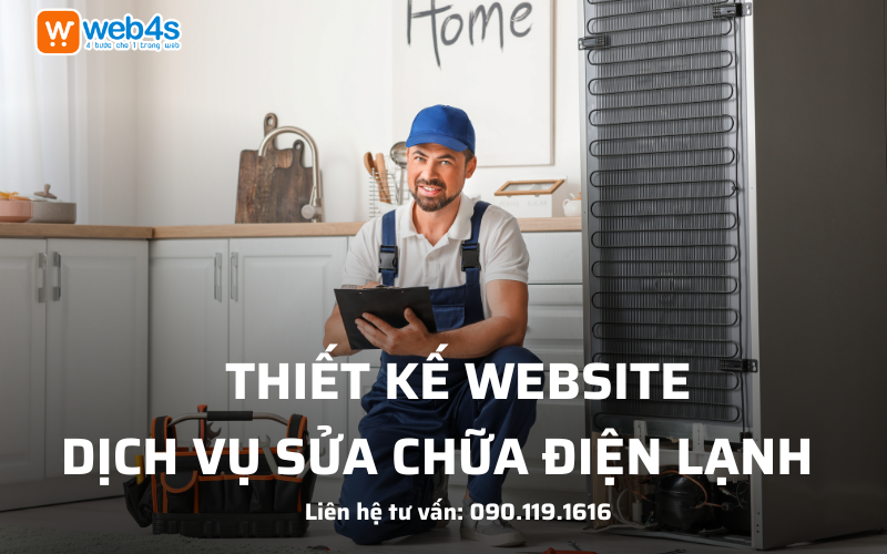 Thiết kế Website Dịch vụ Sửa chữa Điện lạnh Theo Yêu Cầu