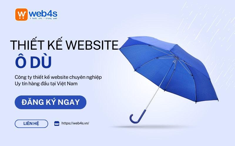 Thiết kế website ô dù chuyên Ngiệp nhanh chóng chỉ với 24H