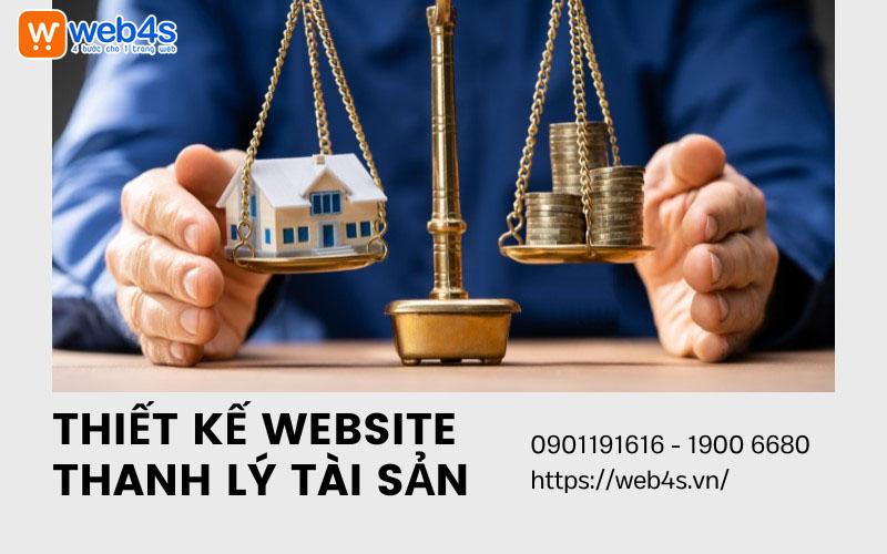 Giải pháp thiết kế website thanh lý tài sản UY TÍN - GIÁ RẺ
