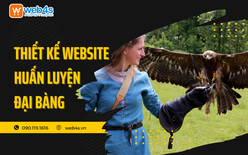 Thiết kế Website Huấn luyện Đại bàng [ĐẸP MẮT - CHUẨN SEO]