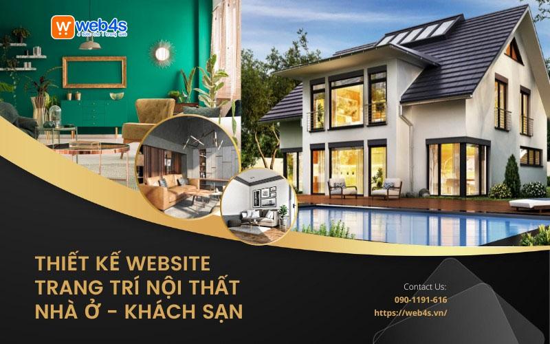 Xu hướng thiết kế website trang trí nội thất khách sạn nhà ở