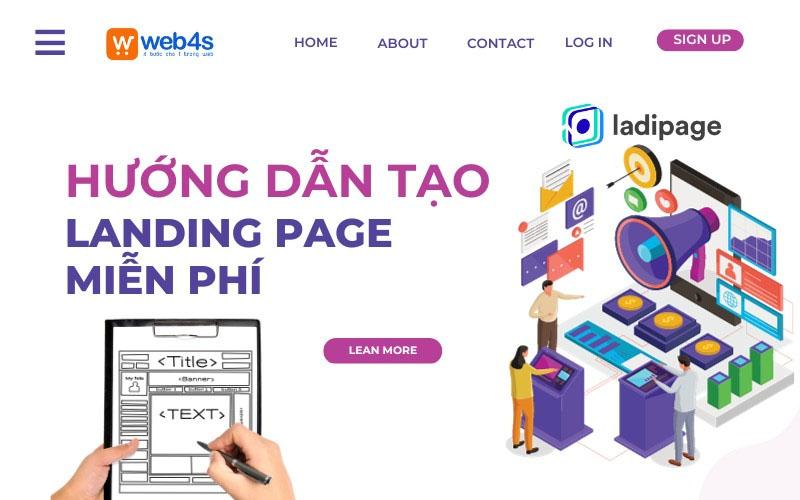Hướng dẫn tạo landing page miễn phí - Tỷ lệ chuyển đổi cao