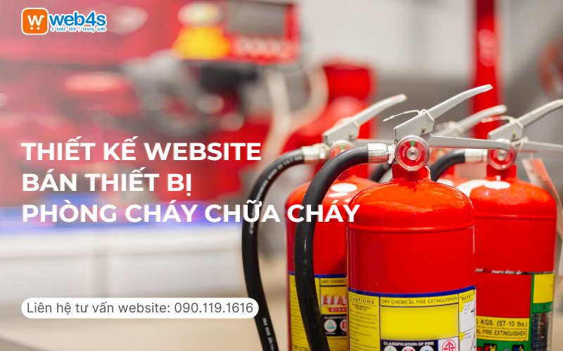 Thiết kế website Bán Thiết bị Phòng cháy, Chữa cháy Chuẩn SEO