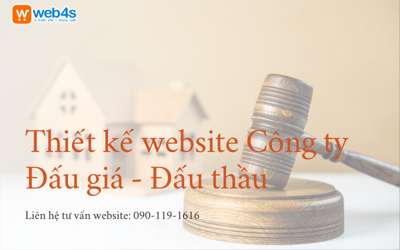 Thiết kế website Công Ty Đấu giá - Đấu thầu, Mua bán trực tuyến