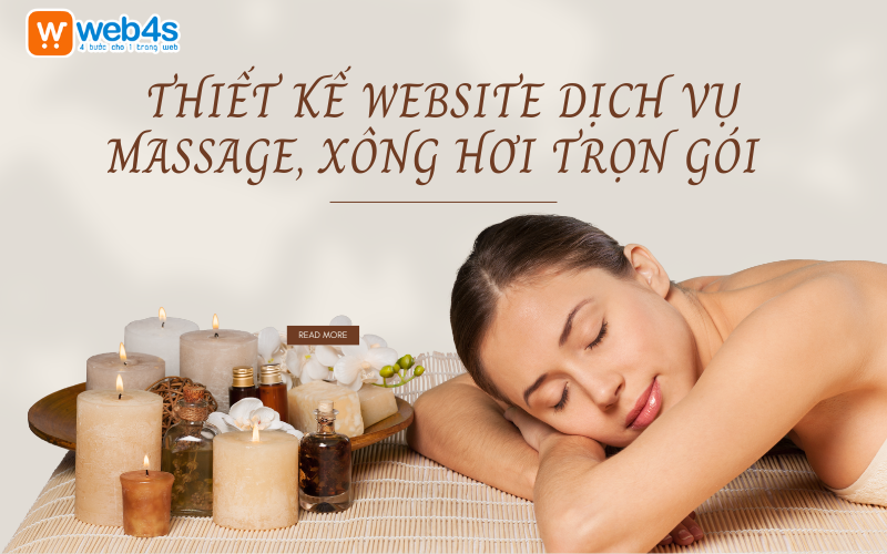 Thiết kế website Dịch vụ Massage, Xông Hơi Trọn gói