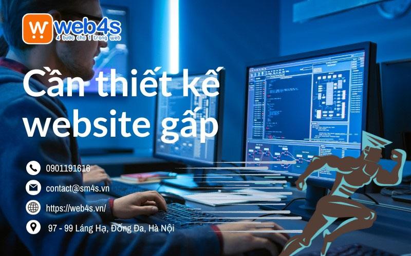 Cần thiết kế website gấp chọn đơn vị nào thì UY TÍN?