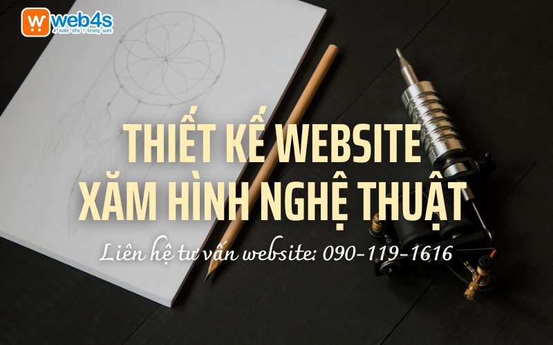 Thiết kế Website Xăm hình Nghệ thuật Chuyên nghiệp