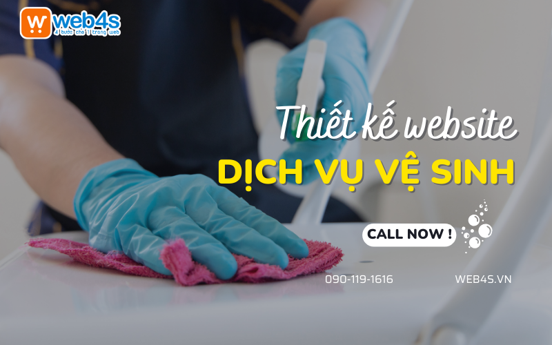 Thiết kế Website Dịch vụ Giúp việc Đơn giản trong Nháy mắt