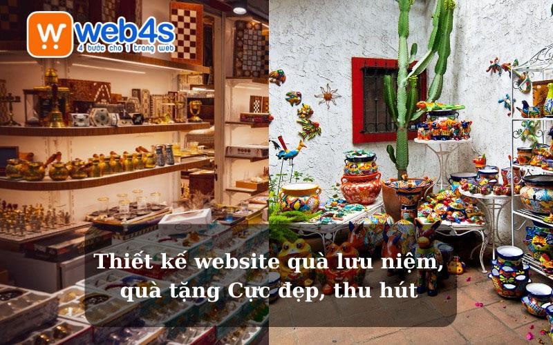 Thiết kế website quà lưu niệm, quà tặng Cực đẹp, thu hút