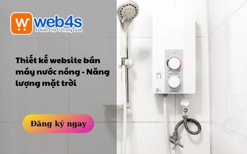 Thiết kế website bán máy nước nóng - Năng lượng mặt trời
