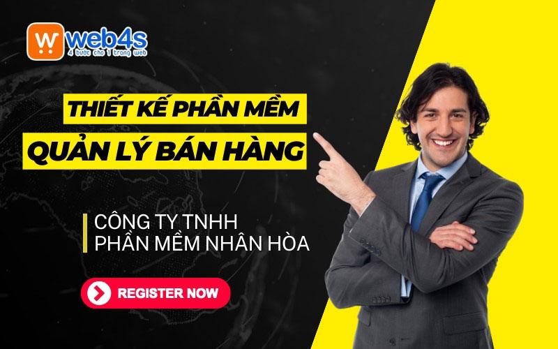 Cách thiết kế phần mềm quản lý bán hàng chuyên Nghiệp tại Web4s
