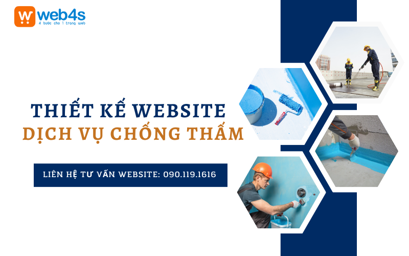 Thiết kế Website Dịch vụ Chống thấm Trọn Gói A - Z