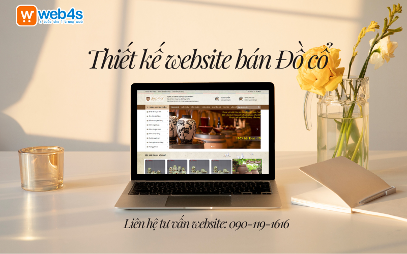[Hướng dẫn] Thiết kế Website bán Đồ cổ cho người mới bắt đầu 