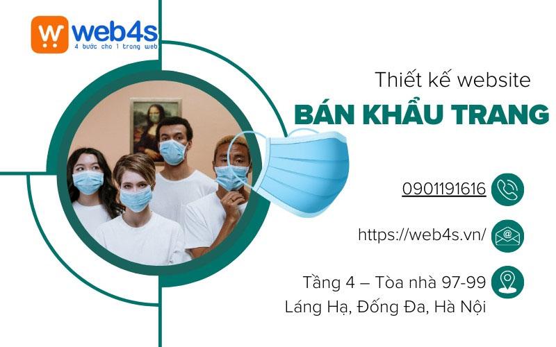 Mẹo thiết kế website bán khẩu trang thu hút khách hàng