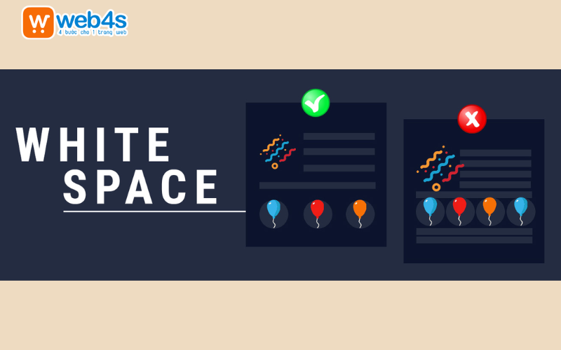 Tầm quan trọng của Khoảng trắng trong Thiết kế Website