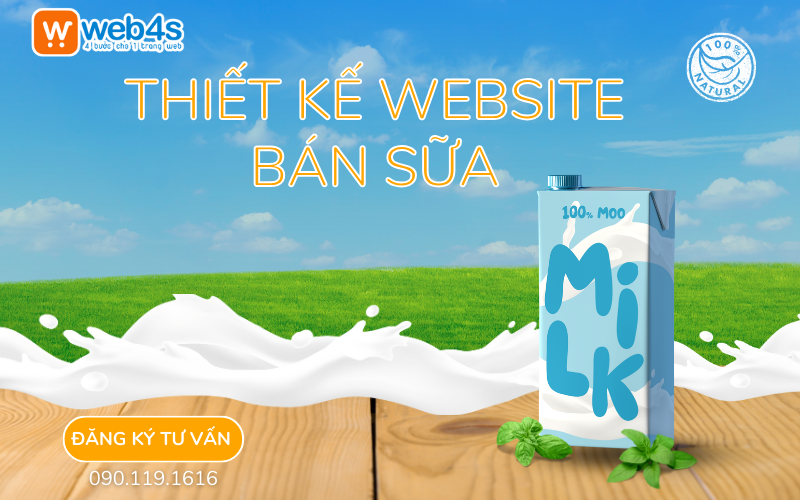 9 Lời khuyên Hiệu quả để Thiết kế Website bán Sữa Tốt