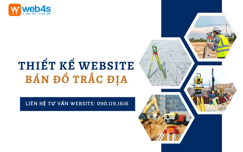 Thiết kế Website bán Đồ Trắc địa chuẩn SEO, Chất lượng 