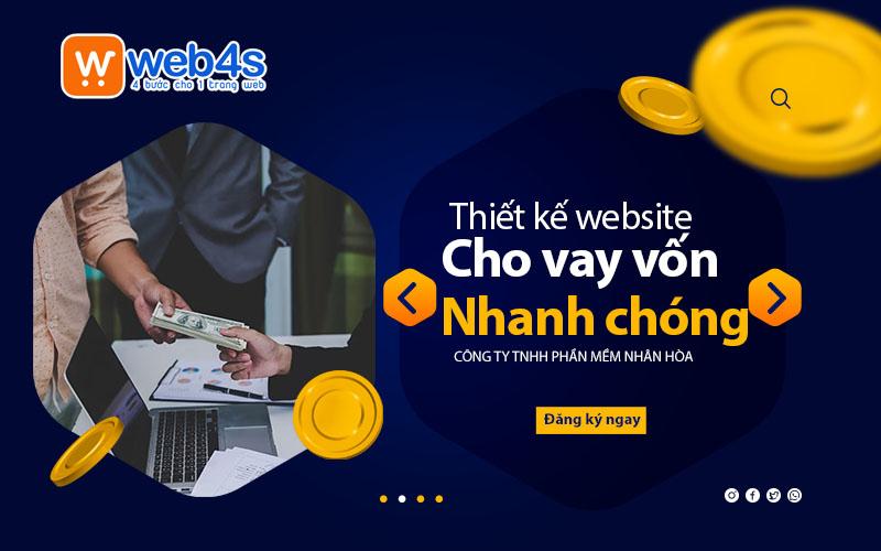 Dịch vụ thiết kế website vay vốn ngân hàng cực nhanh 