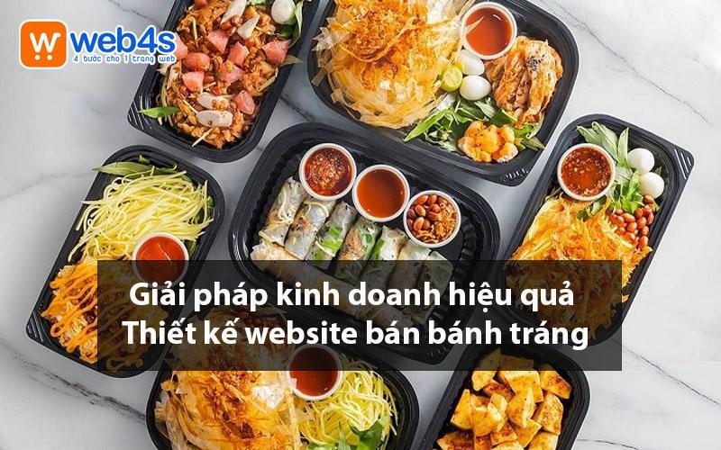 Giải pháp kinh doanh hiệu quả - Thiết kế website bán bánh tráng