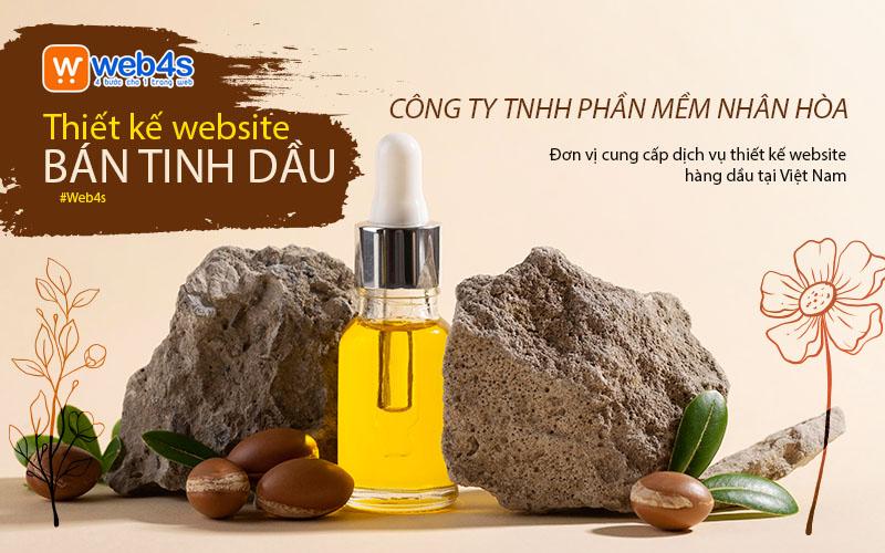 Thiết kế website bán tinh dầu thiên nhiên nguyên chất