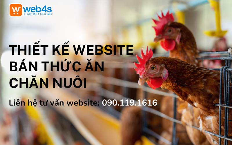 Thiết kế Website bán Thức ăn Chăn nuôi | Trọn gói + Giá rẻ
