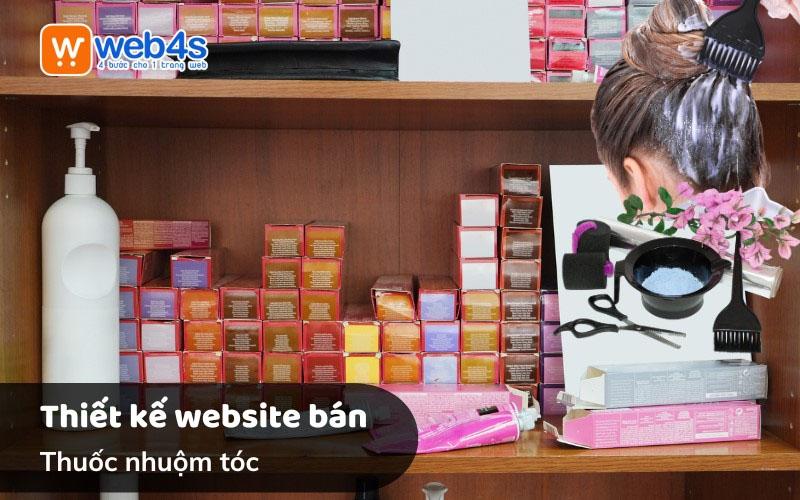 Thiết kế website bán thuốc nhuộm tóc - Tăng doanh số nhanh