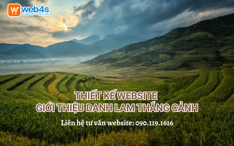 Thiết kế Website Giới thiệu Danh lam Thắng cảnh
