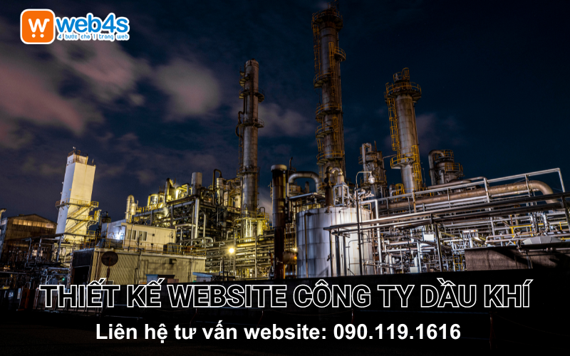 Thiết kế Website Dầu khí Độc quyền, Full tính năng mới nhất