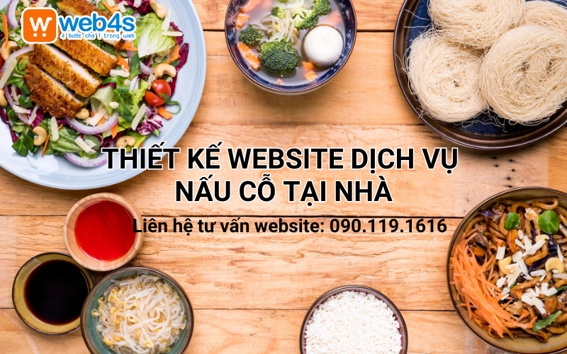 Thiết kế Website Dịch vụ Nấu cỗ tại Nhà | Hiện đại | Chuẩn SEO