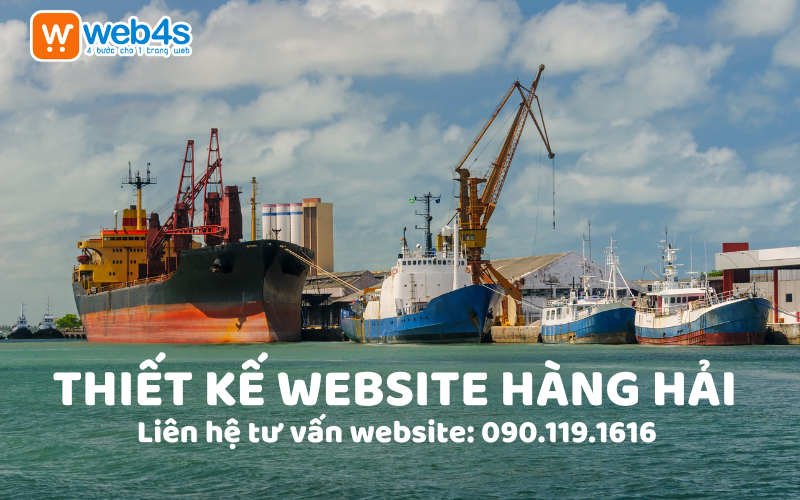 Thiết kế Website Hàng hải | 9k/ngày Trọn gói chuẩn SEO