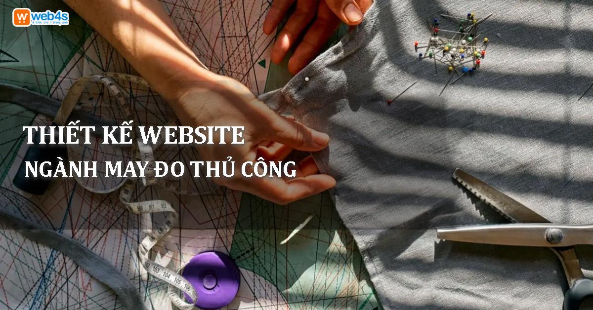 Dịch vụ thiết kế website ngành hàng may đo thủ công