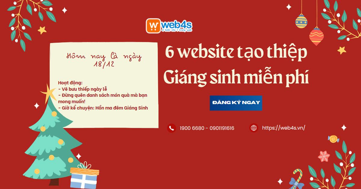 6 website tạo thiệp Giáng sinh miễn phí, đẹp và siêu nhanh