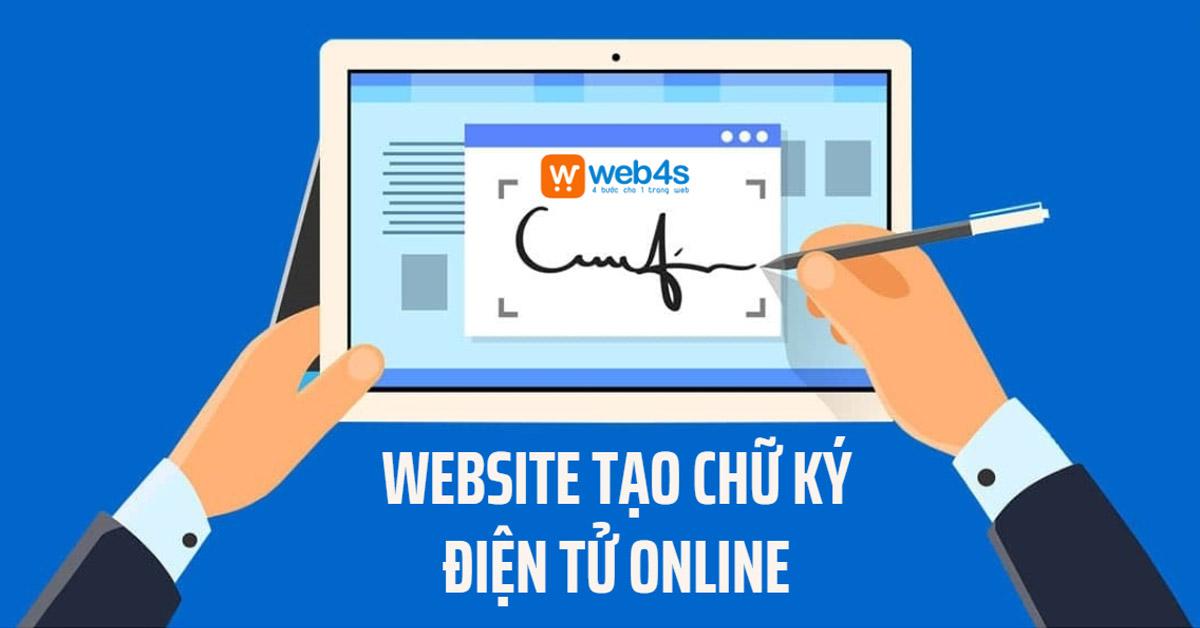 Điểm qua 5 website tạo chữ ký điện tử Online miễn phí, nhanh chóng