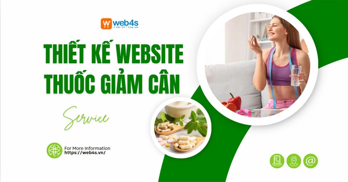 Thiết kế website bán thuốc giảm cân, tăng cân lên Top Google, tăng doanh số
