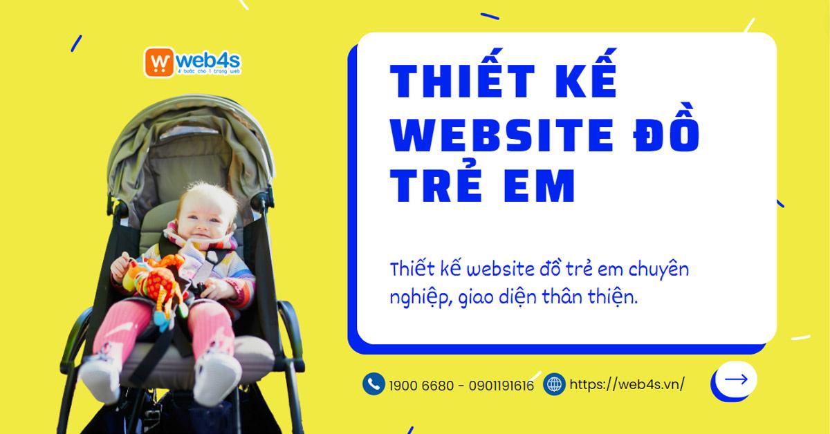Dịch vụ thiết kế website đồ trẻ em Chuyên nghiệp | TOP 1 Google