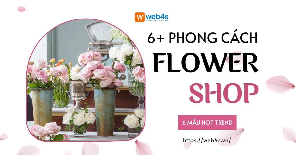 Thiết kế website shop hoa: 6+ Phong cách Hot Trend