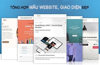 Tổng hợp các mẫu website đẹp, giao diện website đẹp đa ngành nghề