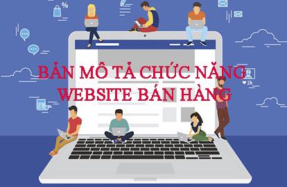 Bản mô tả chức năng website bán hàng