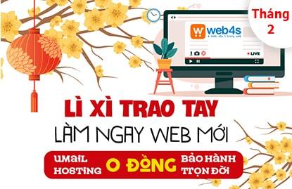 KHUYẾN MẠI THÁNG 2 - LÌ XÌ TRAO TAY - LÀM NGAY WEB MỚI