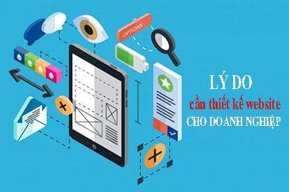 Lý do cần thiết kế website cho doanh nghiệp