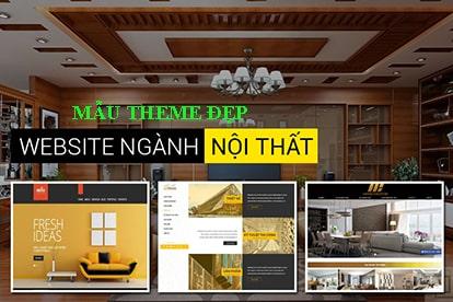 Mẫu website nội thất đẹp - Template bán nội thất chuyên nghiệp