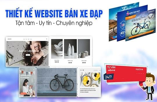 Thiết kế website bán xe đạp | Mẫu thiết kế Web xe đạp đẹp