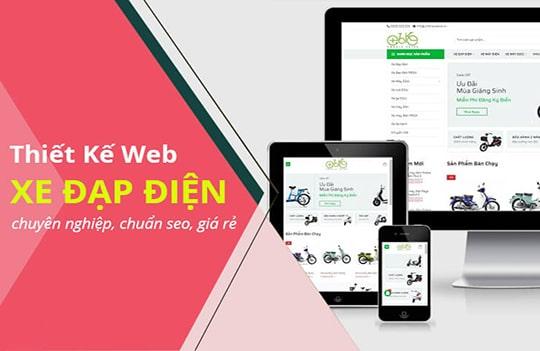 Thiết kế website xe đạp điện giá rẻ, chuẩn SEO – Dùng thử FREE | Web4s