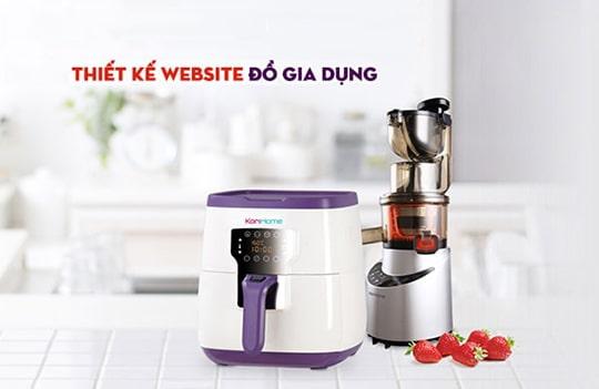 Thiết kế website bán đồ gia dụng uy tín, chất lượng - Web4s