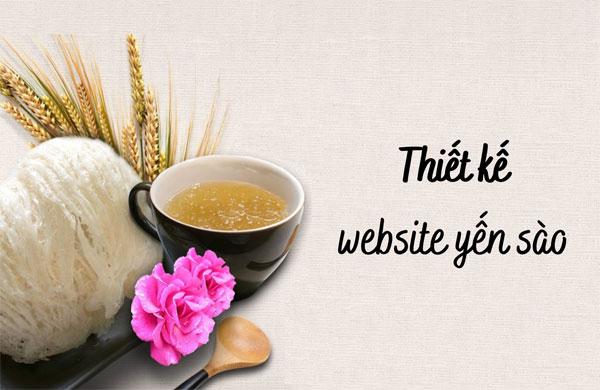 Thiết kế website yến sào đẹp mắt, sang trọng | Web4s