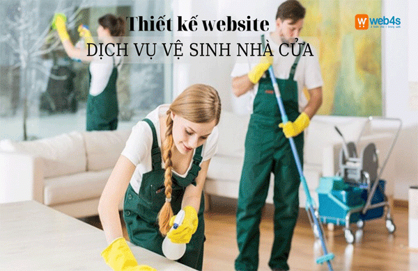 Thiết kế website dịch vụ vệ sinh nhà cửa chuẩn SEO thu hút khách hàng