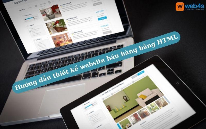 Hướng dẫn thiết kế website bán hàng bằng html đẳng cấp