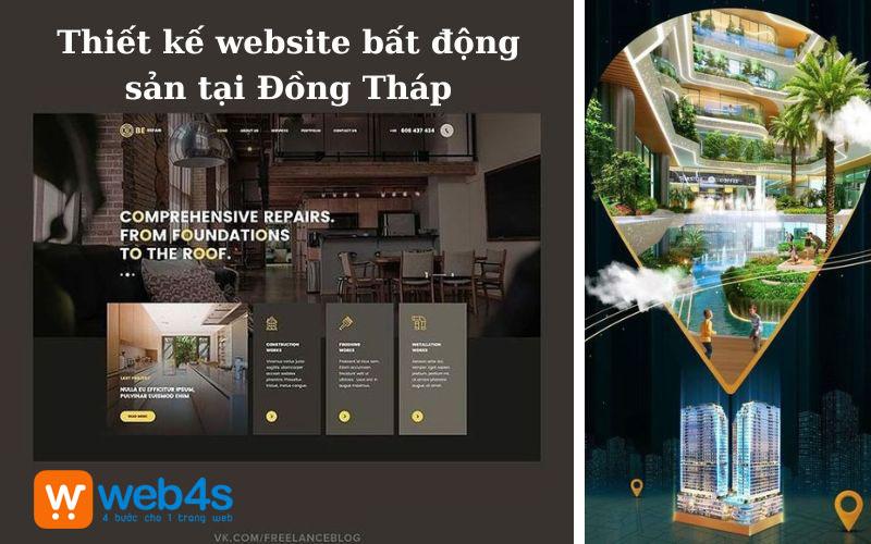 Giải pháp thiết kế website bất động sản tại đồng tháp