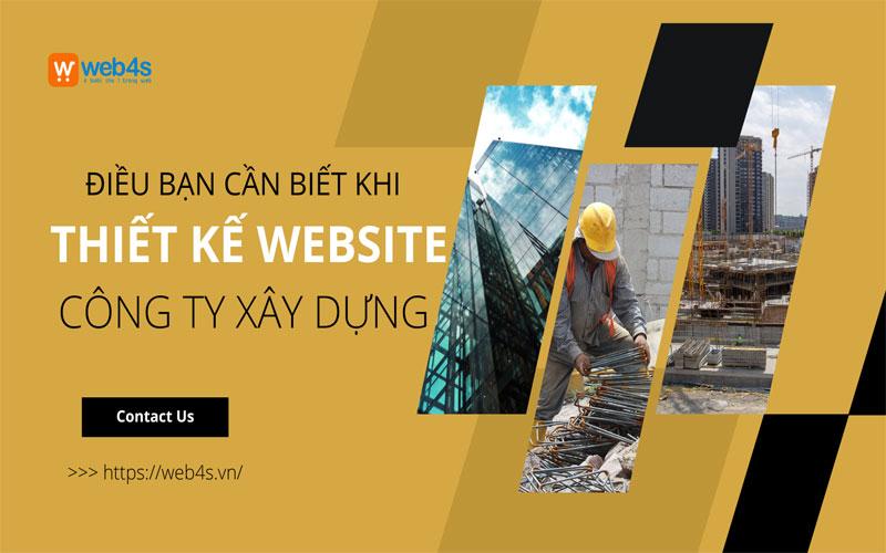 [BẬT MÍ] Điều bạn cần biết khi Thiết kế website công ty xây dựng 